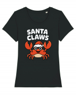 Santa Claws Tricou mânecă scurtă guler larg fitted Damă Expresser