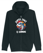 Santa Jaws Is Coming Hanorac cu fermoar Unisex Connector