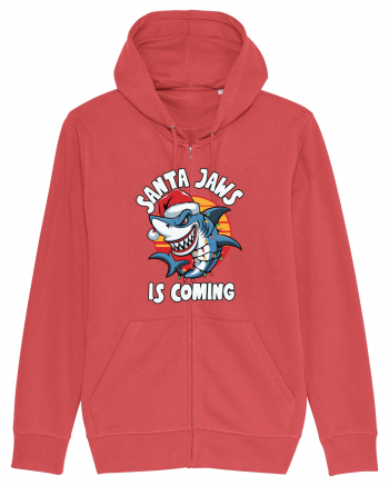 Santa Jaws Is Coming Carmine Red