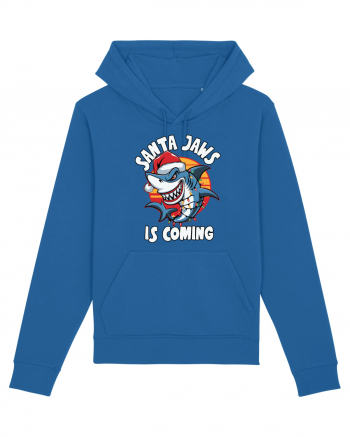 Santa Jaws Is Coming Royal Blue