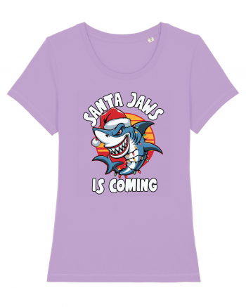 Santa Jaws Is Coming Lavender Dawn