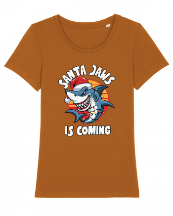 Santa Jaws Is Coming Roasted Orange