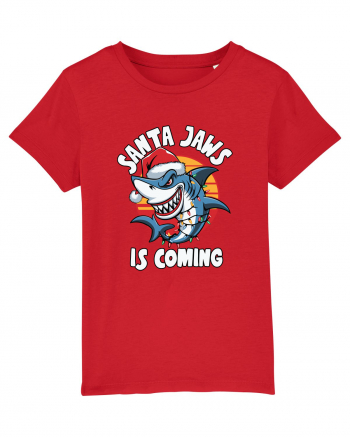 Santa Jaws Is Coming Red