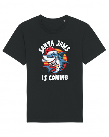 Santa Jaws Is Coming Black