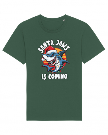 Santa Jaws Is Coming Bottle Green