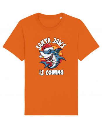 Santa Jaws Is Coming Bright Orange