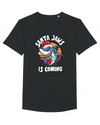 Santa Jaws Is Coming Black