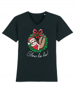 Slow Ho Ho! Tricou mânecă scurtă guler V Bărbat Presenter