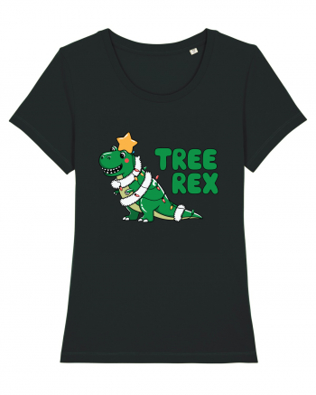 Tree Rex Tricou mânecă scurtă guler larg fitted Damă Expresser