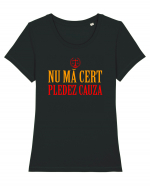 NU MA CERT, PLEDEZ CAUZA Tricou mânecă scurtă guler larg fitted Damă Expresser