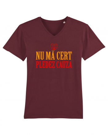 NU MA CERT, PLEDEZ CAUZA Burgundy