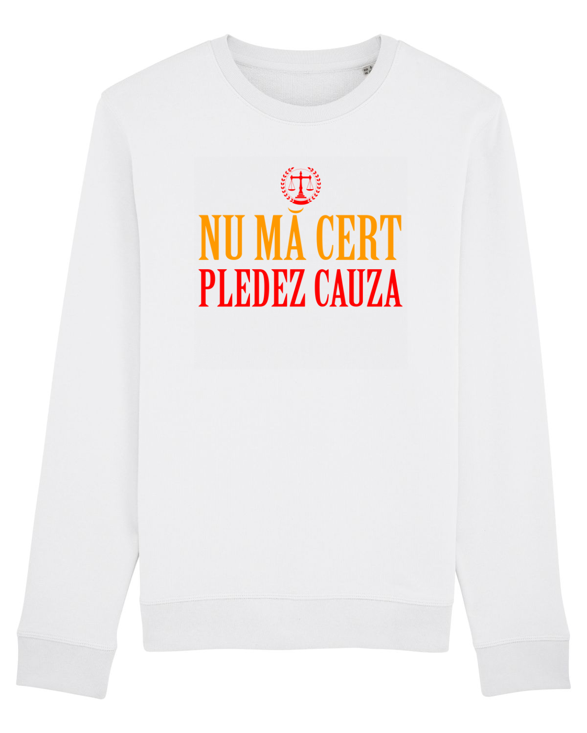 Bluză mânecă lungă Unisex Rise White