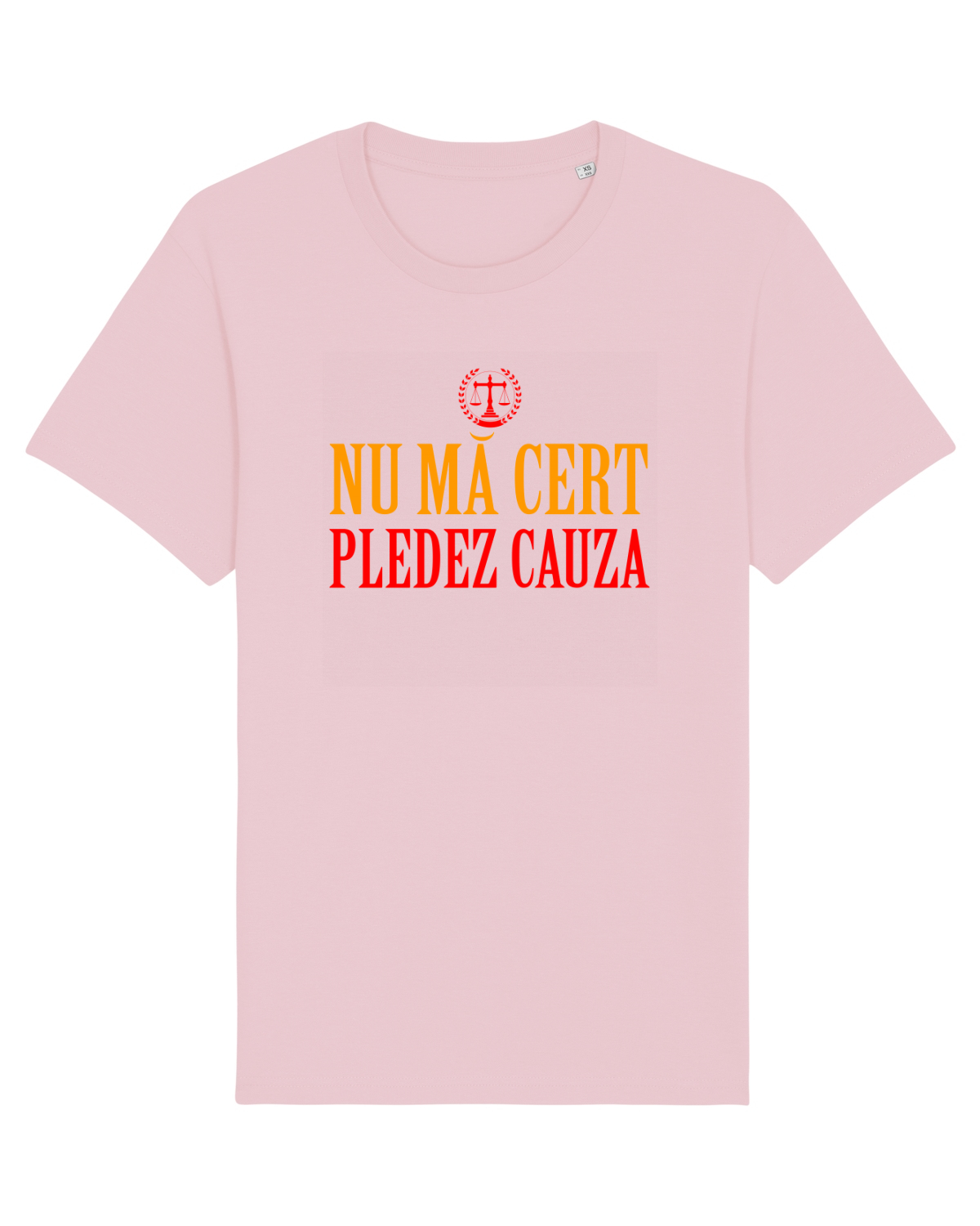 Tricou mânecă scurtă Unisex Rocker Cotton Pink