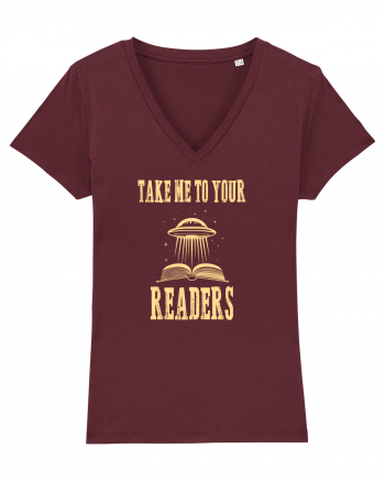 TAKE ME TO YOUR READERS Burgundy