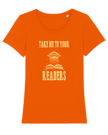 TAKE ME TO YOUR READERS Bright Orange