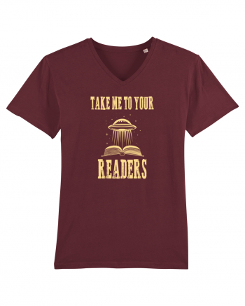 TAKE ME TO YOUR READERS Burgundy