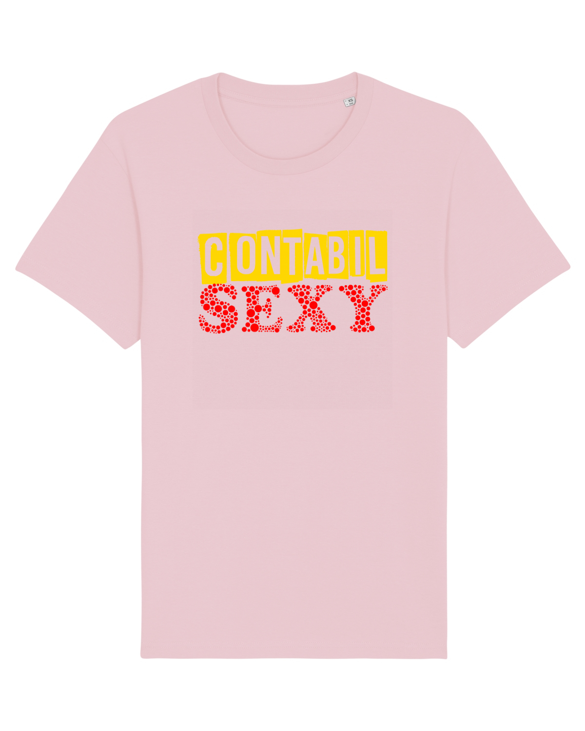 Tricou mânecă scurtă Unisex Rocker Cotton Pink