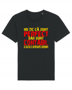 NU ZIC CA SUNT PERFECT, DAR SUNT CONTABIL SI ASTA  E APROAPE SINONIM Tricou mânecă scurtă Unisex Rocker