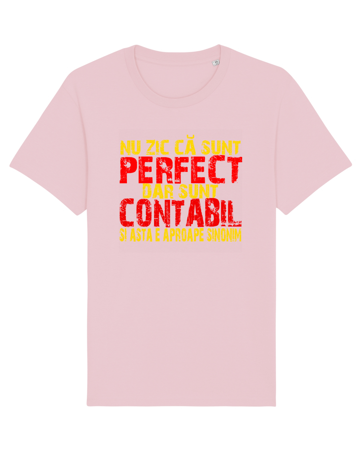 Tricou mânecă scurtă Unisex Rocker Cotton Pink