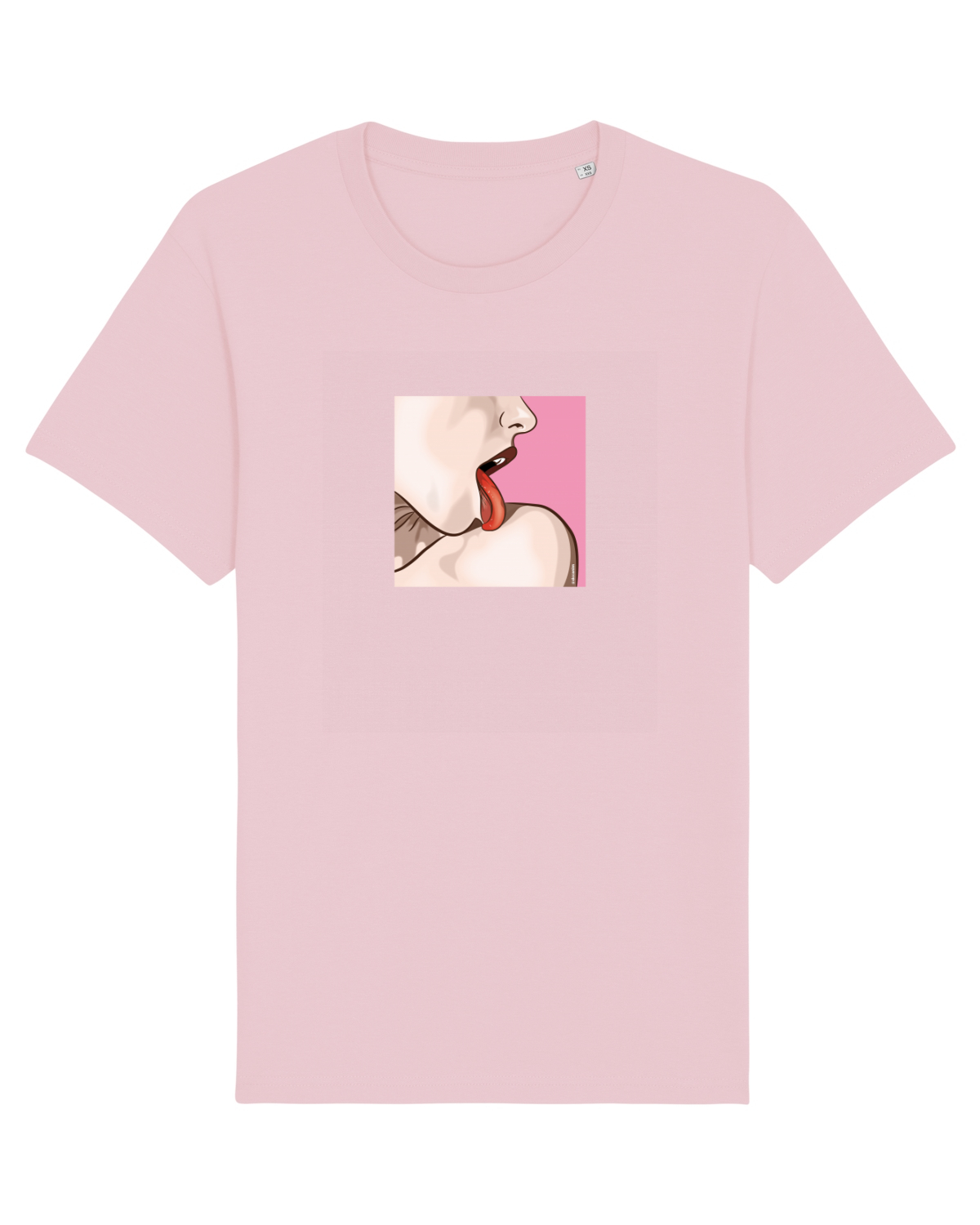 Tricou mânecă scurtă Unisex Rocker Cotton Pink