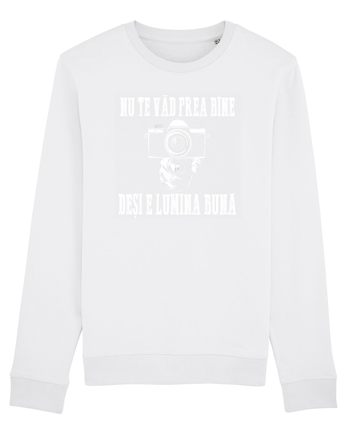 Bluză mânecă lungă Unisex Rise White