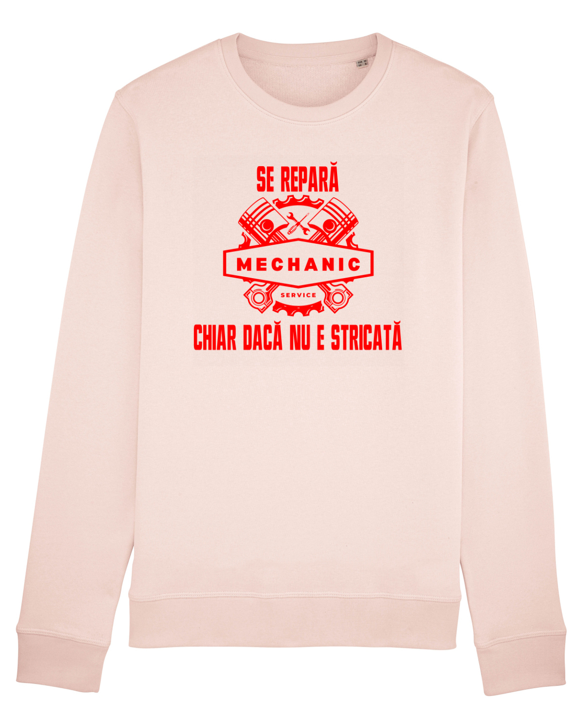 Bluză mânecă lungă Unisex Rise Candy Pink