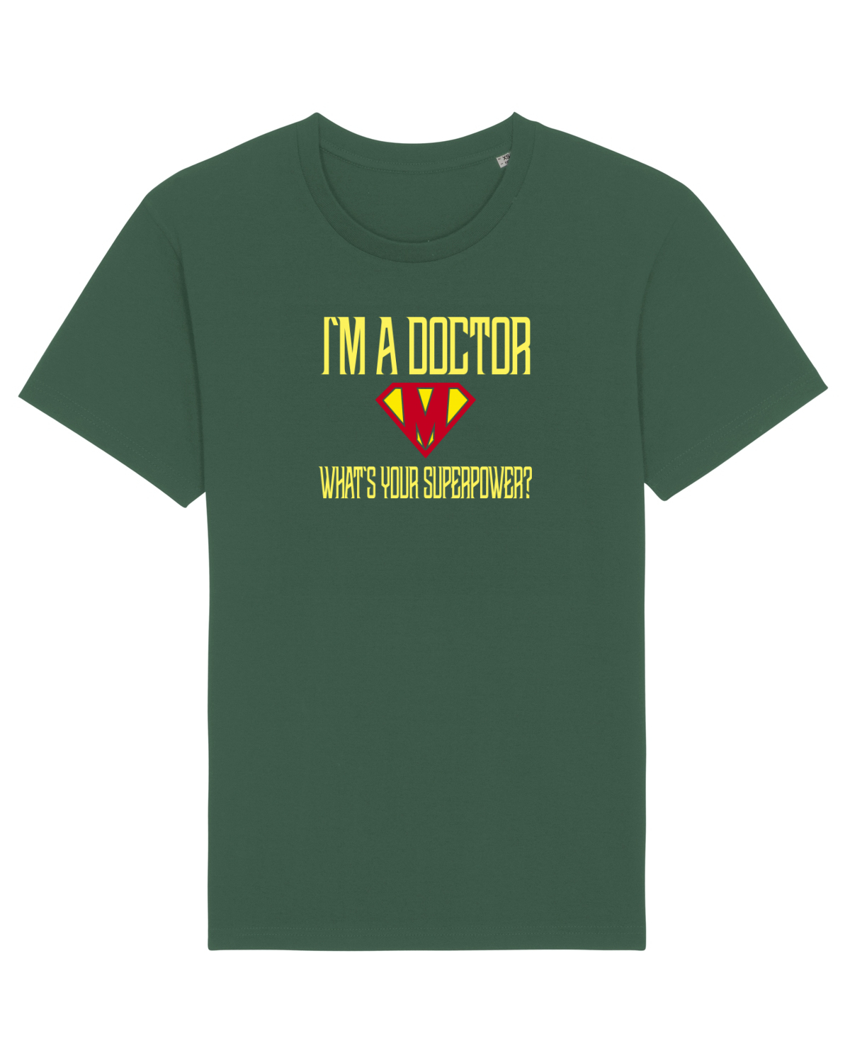 Tricou mânecă scurtă Unisex Rocker Bottle Green