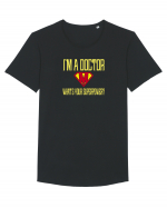 I`M A DOCTOR, WHAT`S YOUR SUPERPOWER? Tricou mânecă scurtă guler larg Bărbat Skater