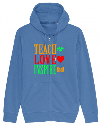 TEACH - LOVE - INSPIRE Bright Blue