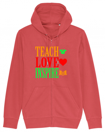 TEACH - LOVE - INSPIRE Carmine Red