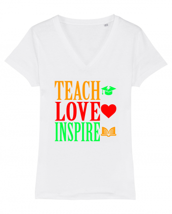 TEACH - LOVE - INSPIRE White