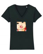 Little kiss Tricou mânecă scurtă guler V Damă Evoker