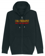 I `M A THERAPIST, WHAT`S YOUR SUPERPOWER? Hanorac cu fermoar Unisex Connector