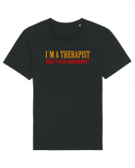 I `M A THERAPIST, WHAT`S YOUR SUPERPOWER? Tricou mânecă scurtă Unisex Rocker