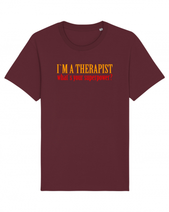 I `M A THERAPIST, WHAT`S YOUR SUPERPOWER? Burgundy