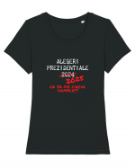 Alegeri Prezidentiale Tricou mânecă scurtă guler larg fitted Damă Expresser