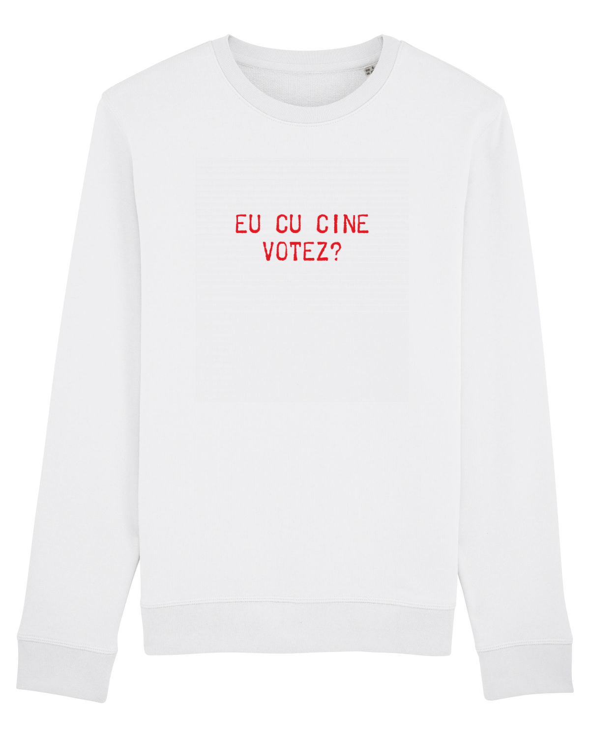 Bluză mânecă lungă Unisex Rise White