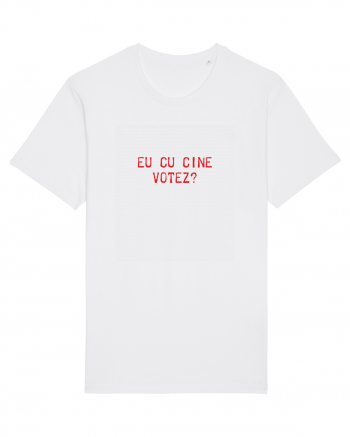 Eu cu cine votez? Tricou mânecă scurtă Unisex Rocker