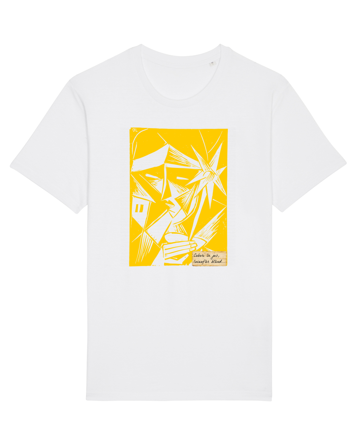 Tricou mânecă scurtă Unisex Rocker White