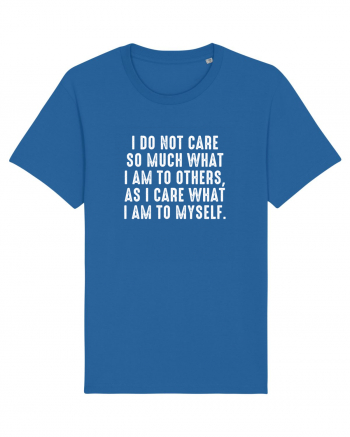 What I am to myself Royal Blue