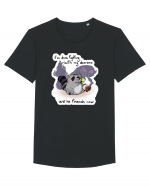 I'm done fighting with my demons Tricou mânecă scurtă guler larg Bărbat Skater
