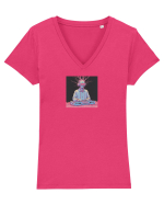 First Trip Tricou mânecă scurtă guler V Damă Evoker