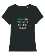 ENERGIA VINE DE LA BATERII Tricou mânecă scurtă guler larg fitted Damă Expresser