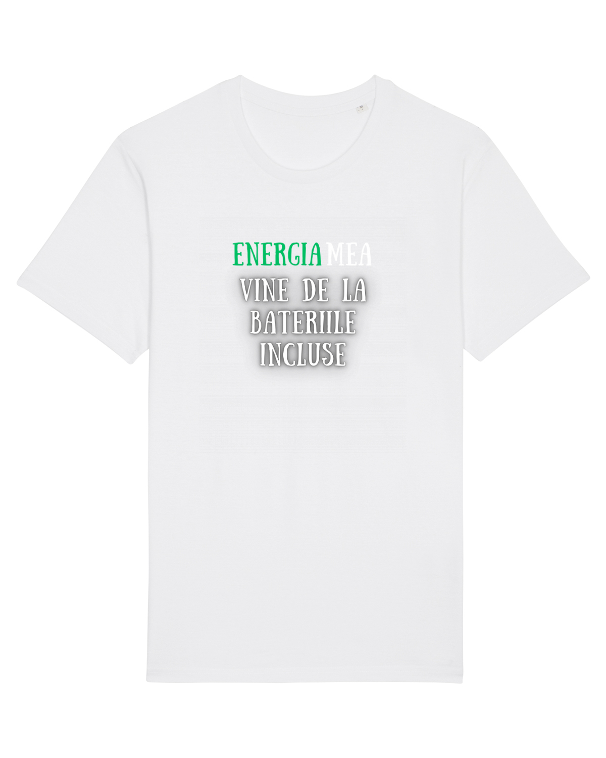 Tricou mânecă scurtă Unisex Rocker White