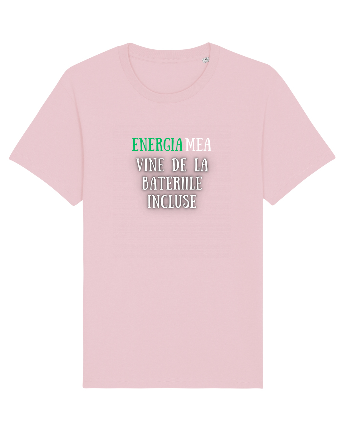 Tricou mânecă scurtă Unisex Rocker Cotton Pink