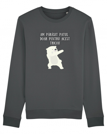 AM PĂRĂSIT PATUL PT. ACEST TRICOU Anthracite