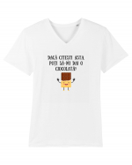 DĂ-MI O CIOCOLATĂ! Tricou mânecă scurtă guler V Bărbat Presenter