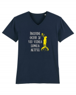 ÎNCHIDE OCHII CA SĂ VEZI LUMEA ALTFEL Tricou mânecă scurtă guler V Bărbat Presenter