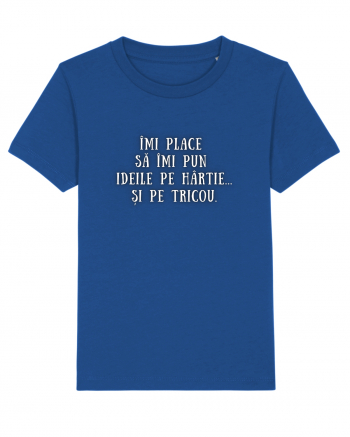 ÎMI PUN IDEILE PE HÂRTIE/TRICOU Majorelle Blue