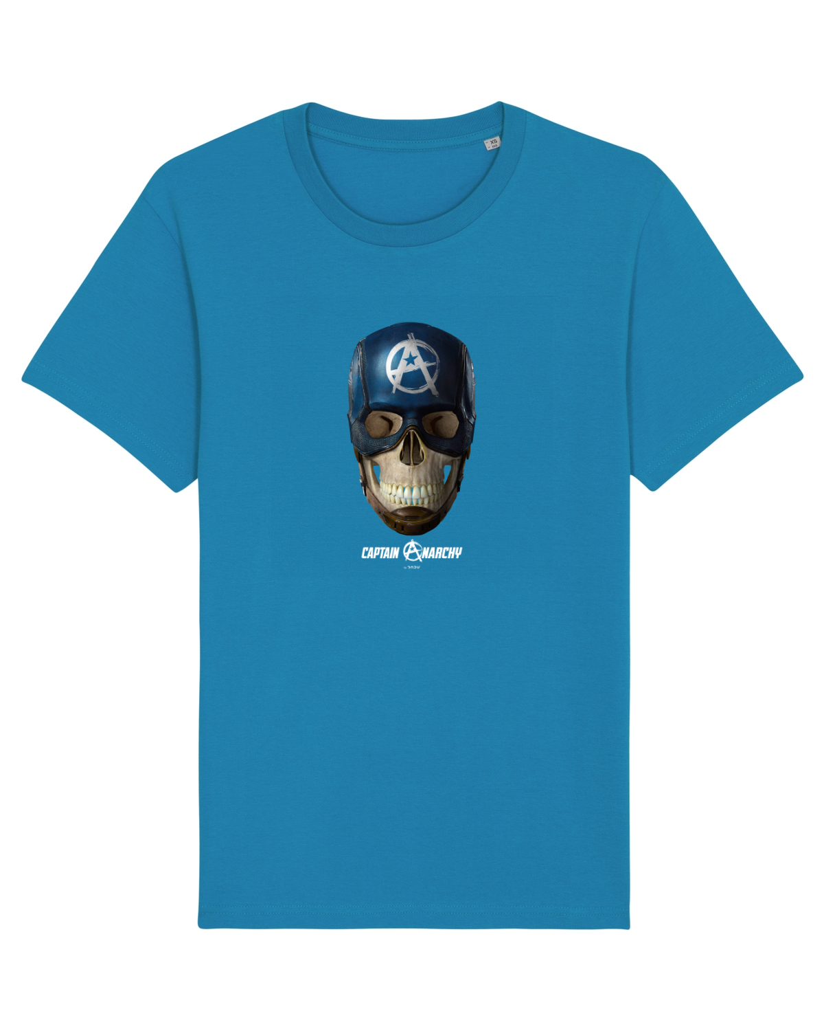 Tricou mânecă scurtă Unisex Rocker Azur